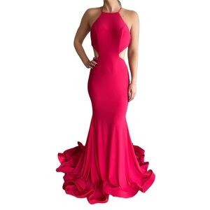 Jovani Evening Gown Fuschia